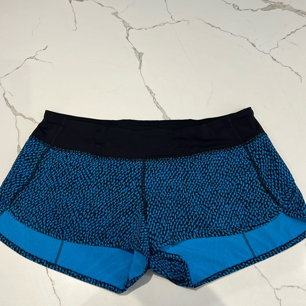 Lululemon speed short size 10